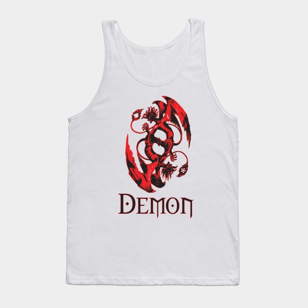 demon Tank Top by Hedgeh0g